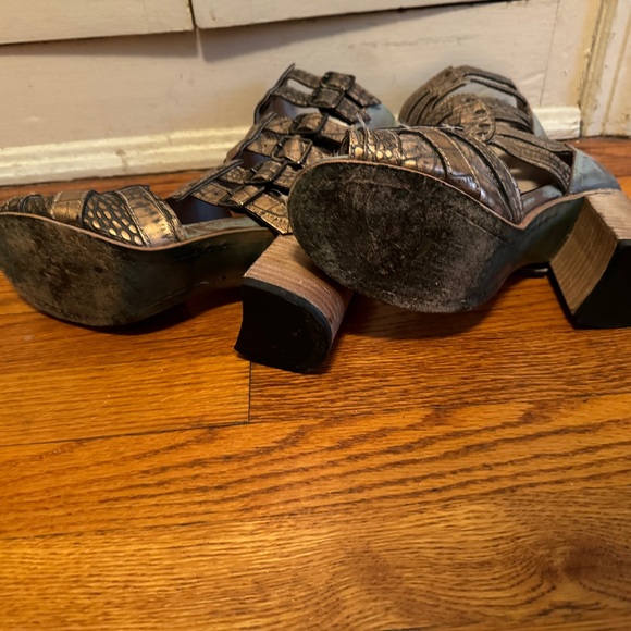 Freebird Zane Blush sz 9 Gladiator sandal EUC - Picture 3 of 5